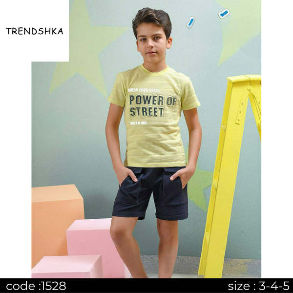 Boys Set Of 2 Pieces T-Shirt Short