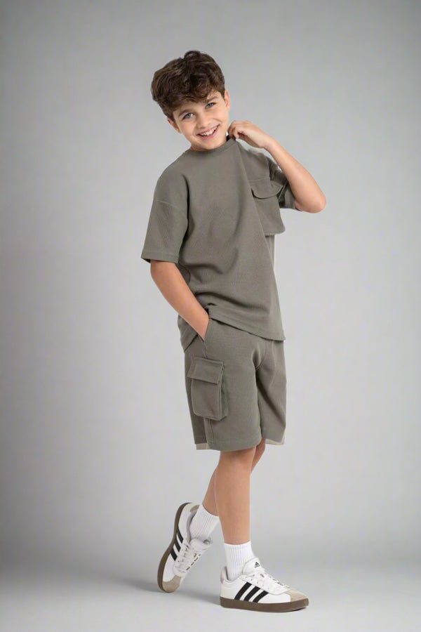 Boys’ Utility Pocket Summer Set – Model 2004 | Kidswear